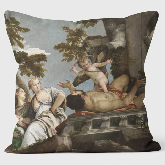 Scorn - Paolo Veronese - National Gallery Cushion