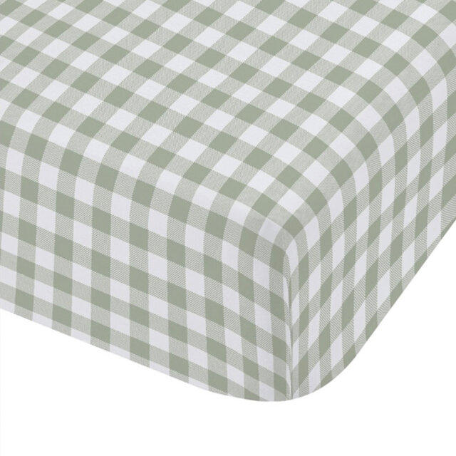 Bamford Gingham Check Fitted Sheet