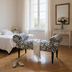 Velvet Upholstered Bench
