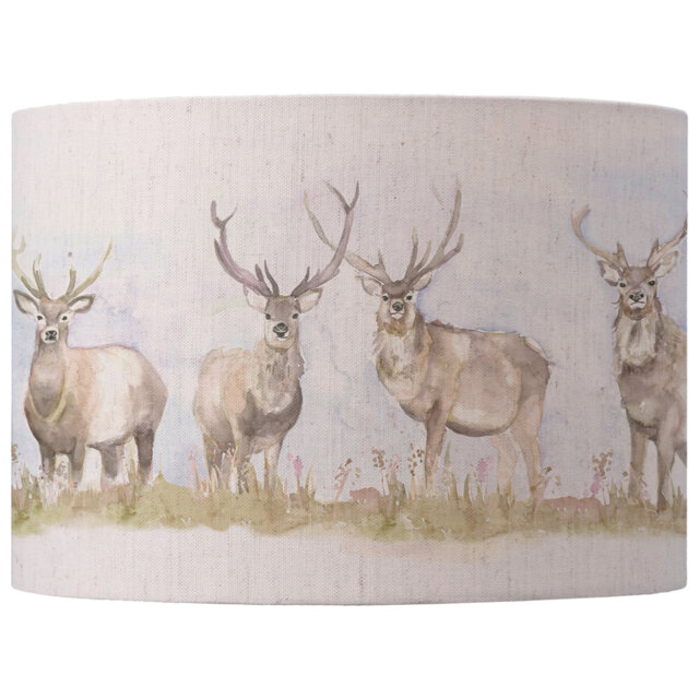 Moorland Stag Cotton in Cream