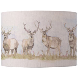 Moorland Stag Cotton in Cream