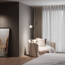 160cm Tripod Floor Lamp with Foot Switch