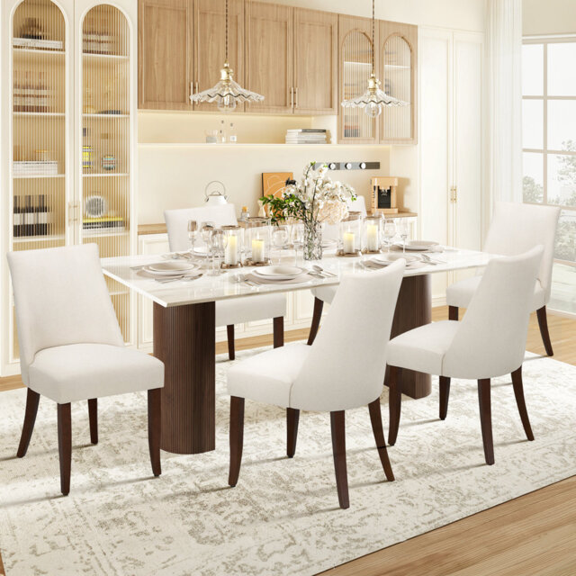 50.5cm H Upholstered Upholstered Back Parsons Chair