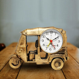 Roman Numeral Quartz Movement / Crystal Alarm Tabletop Clock