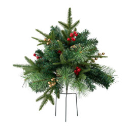 1.8' H Lighted Artificial Pine Christmas Tree