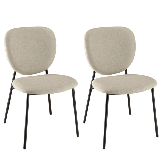 Luanna 46cm H Polyester Upholstered Side Chair