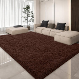 Luxury Plush Shaggy Area Rug & Runner, Soft Deep-Pile Non-Slip Living Room Carpet