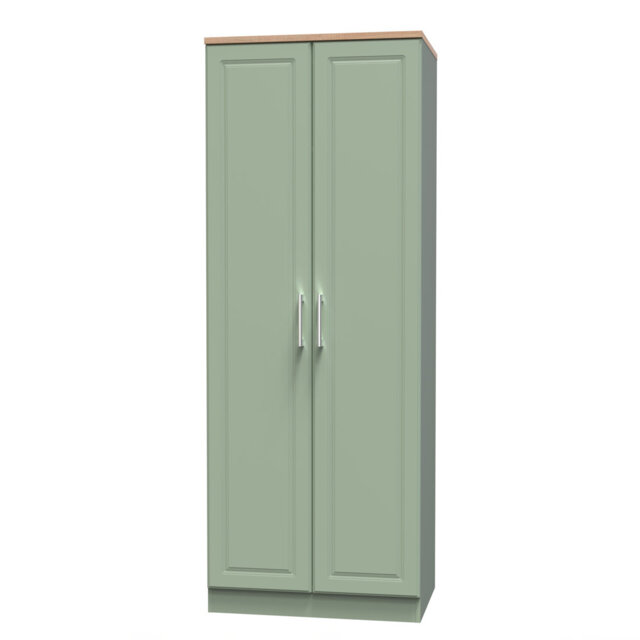 Aalysia 2 Door Wardrobe in Kashmir Ash & Modern Oak