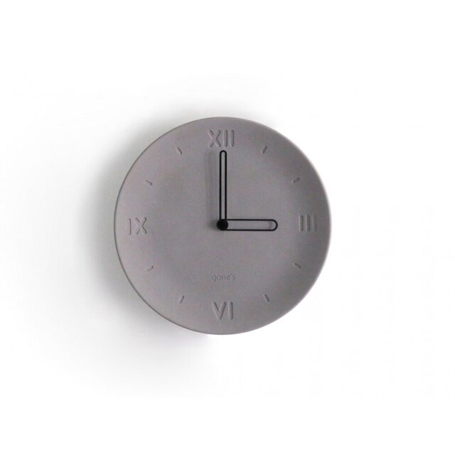 Concrete Wall Clock