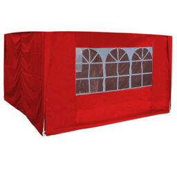 Adrialys Dakota Fields Red Side Wall for Gazebo