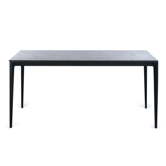 Dagon Stone Top Metal Base Dining Table