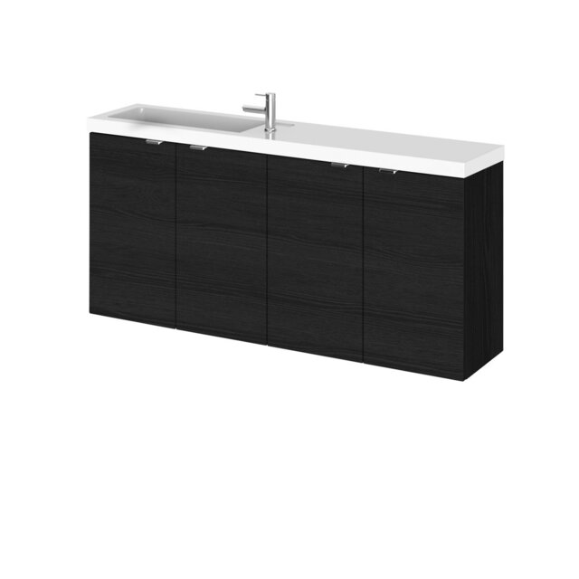 Fusion 30480mm Single Bathroom Vanity with Integrated Polyglomerate Basin