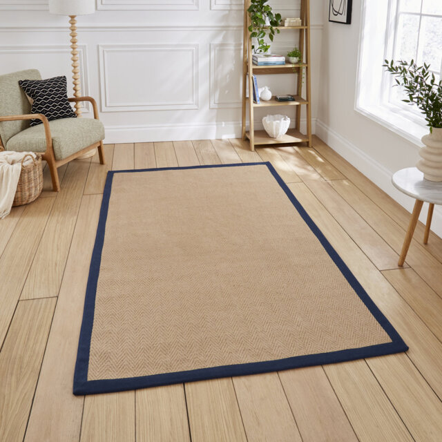 Portland Natural Jute Anti Slip Rug