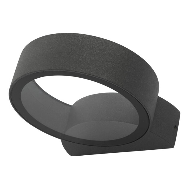 Reon Outdoor Wall Light Matt Grey Glass IP65 LED