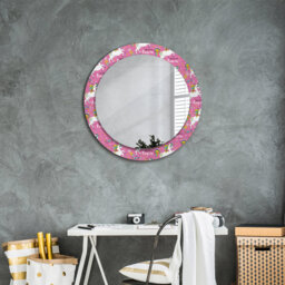 Huldar Glass Flat Wall Mirror