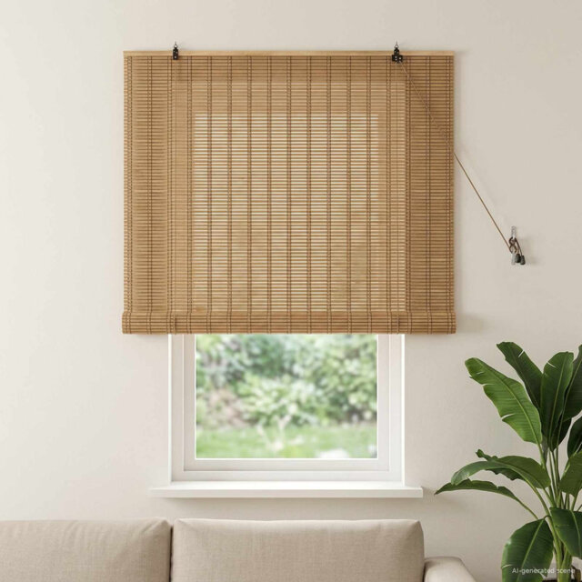 Bamboo Roller Blind