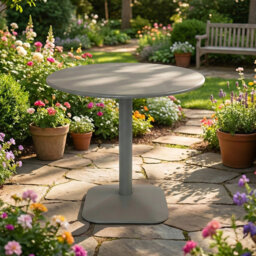 Round Metal Dining Table