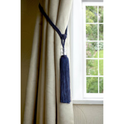 Epworth Navy Polyester 1cm Curtain Holdback/Tieback