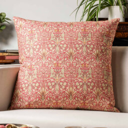 Floral Red Cushion