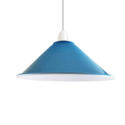 Vintage 10cm H Metal Cone Lamp Shade