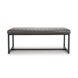 Frizzleburg Faux Leather Upholstered Bench
