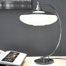 Duckworth 50cm Chrome Novelty Table Lamp