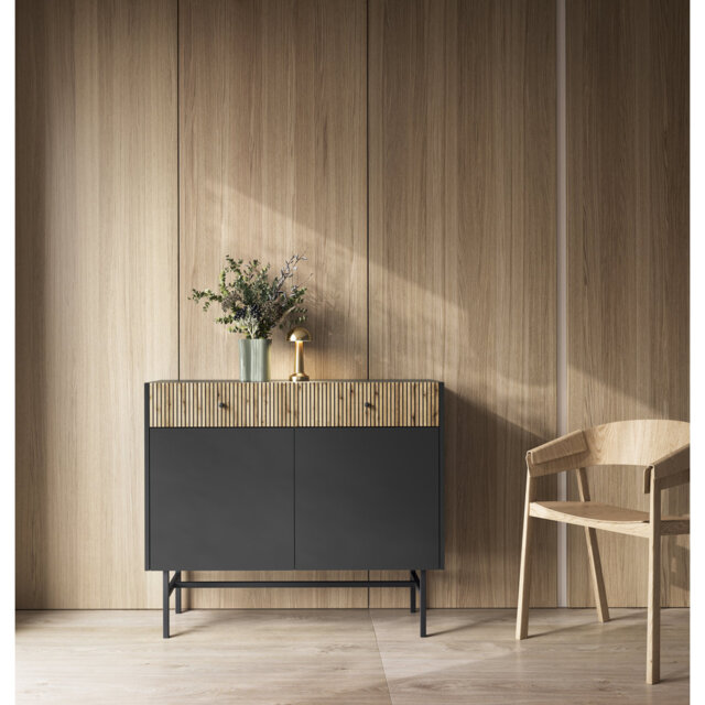 Divenos Two Door Sideboard With Drawers 104 cm