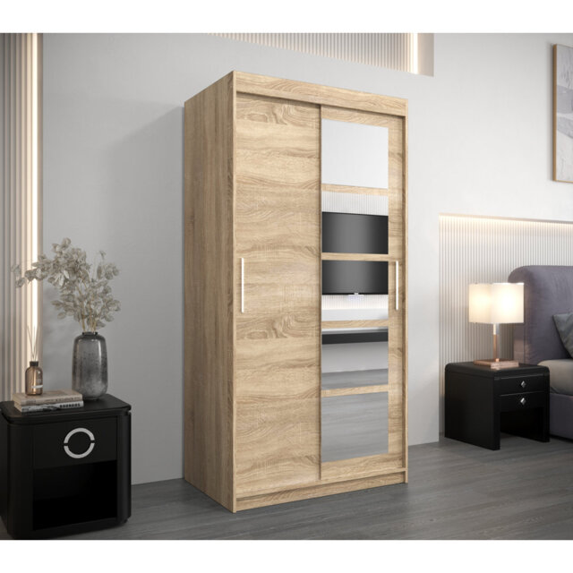 Aaisha 2 Door Manufactured Wood Wardrobe