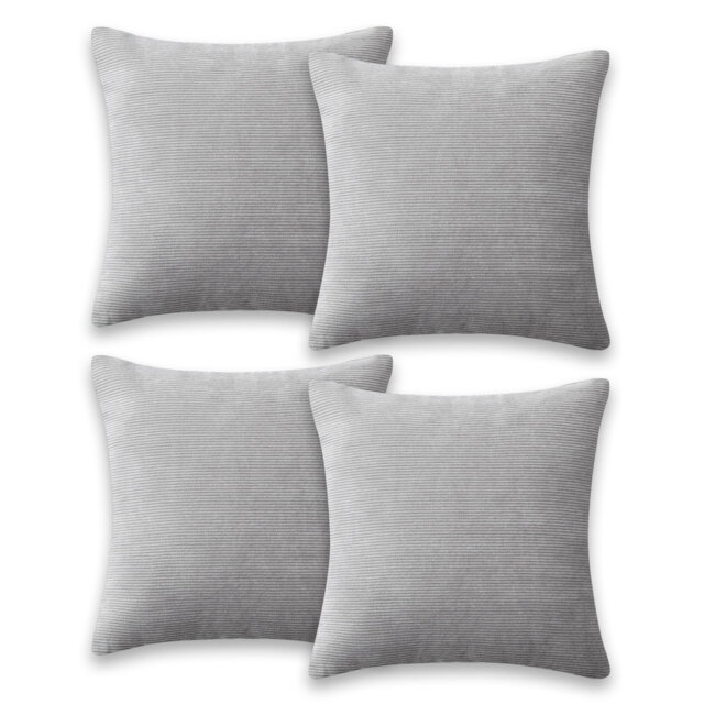 Striped Square Throw Cushion Pad