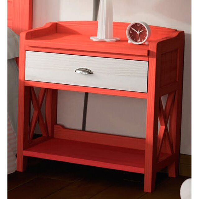 Maybeck 1 Drawer Bedside Table