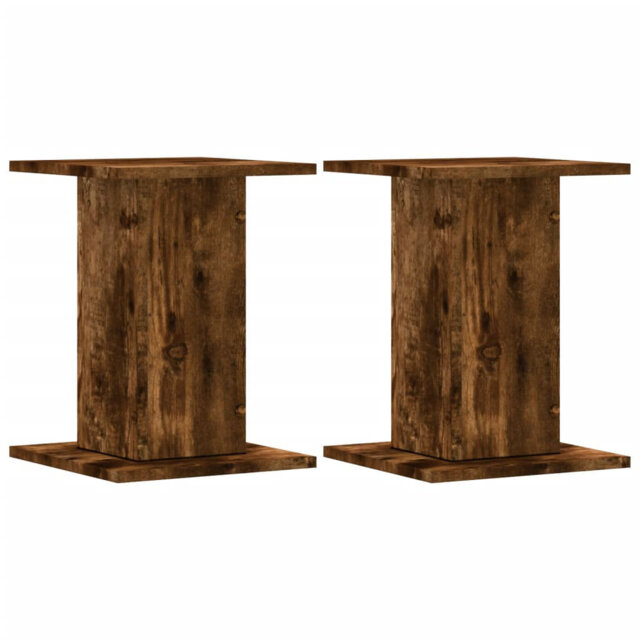 Speaker Stands Living Room Speaker Floor Stand 2 Pcs Engineered Wood