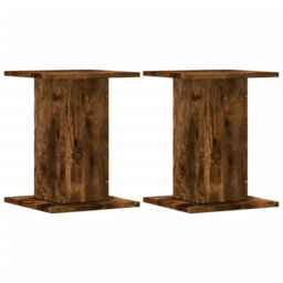 Speaker Stands Living Room Speaker Floor Stand 2 Pcs Engineered Wood