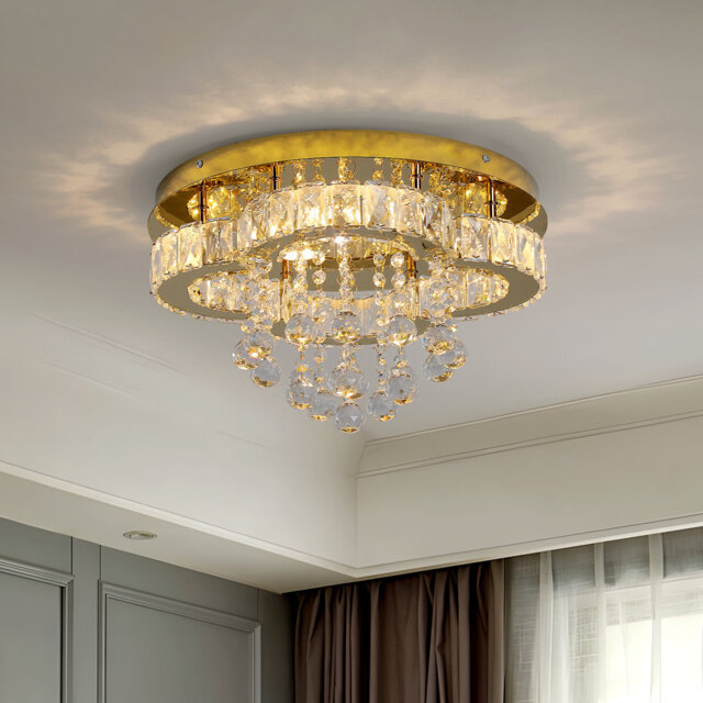 Vanlue 1 - Light Crystal LED Chandelier