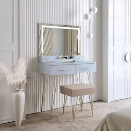 Chawn Dressing Table with Mirror