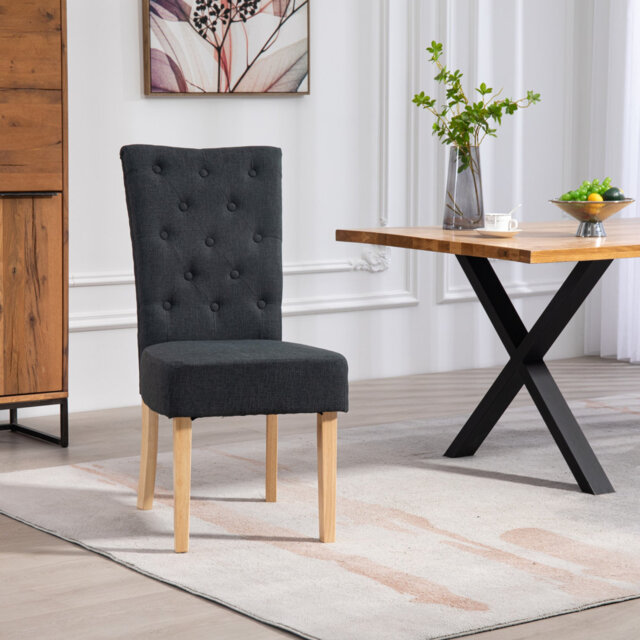 Ainaro 47cm H Fabric Upholstered Wing Back Parsons Chair