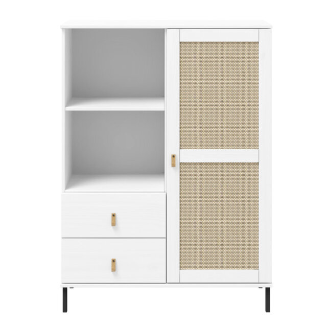 Lanfrank Solid Wood 2 - Drawer Standard Accent Chest