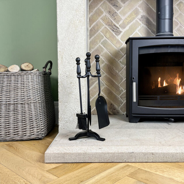 Iron Fireplace Tool Set