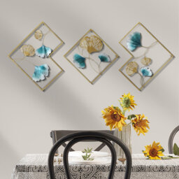 3 Wall Decor Set Metal