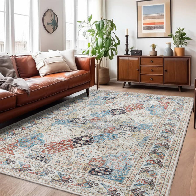 Luxury Cashmere Area Rug – Ultra-Soft, Cozy, Fade-Resistant Floor Decor For Living Room & Bedroom