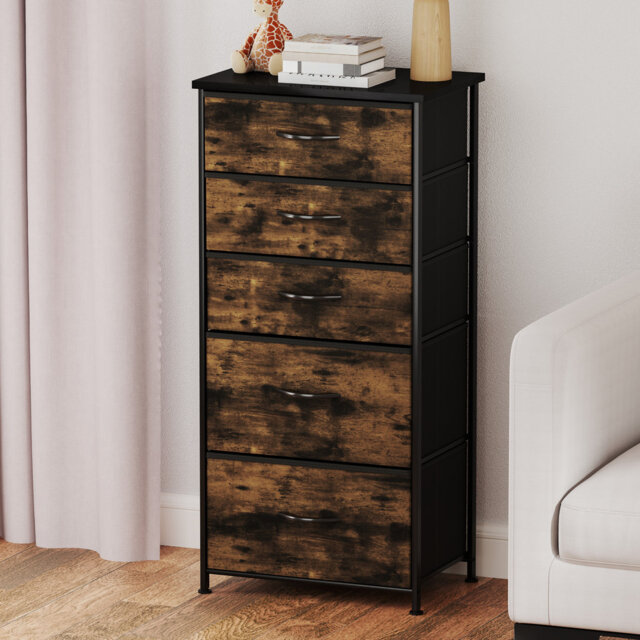 Altouise 45cm W 5 - Drawer Chest of Drawers