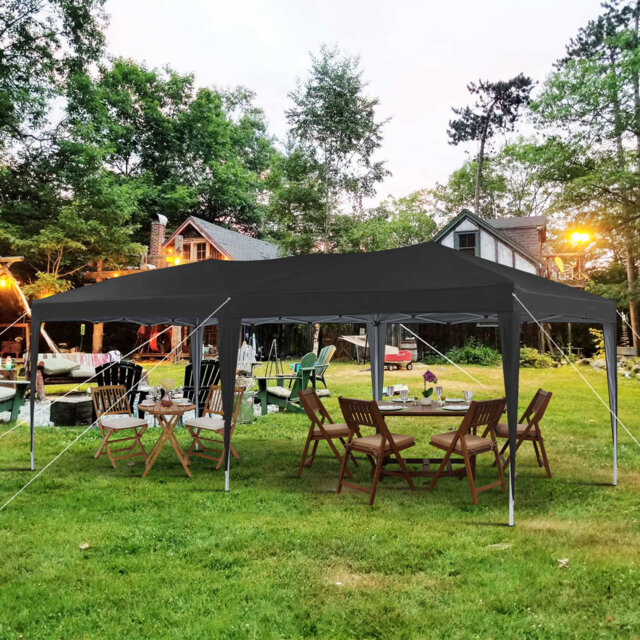 Azen 3m x 6m Metal Pop Up Gazebo