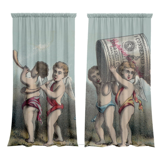 Velvet Blackout Slot Top Curtain Pair