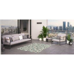 Malia Teal/Black Rug