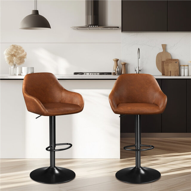 Rotatable and Height-adjustable Bar Stool