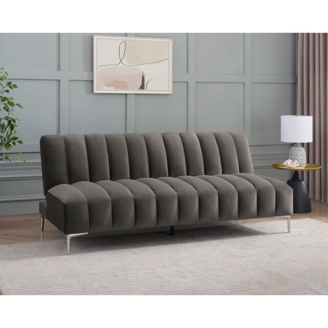 Decato Camille 3 Seater Sofa Bed in Velvety Fabric