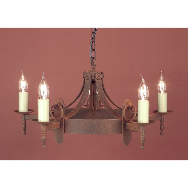 Grandfield 5 - Light Candle Style Chandelier