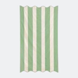 Scalloped Stripe Beach Towel