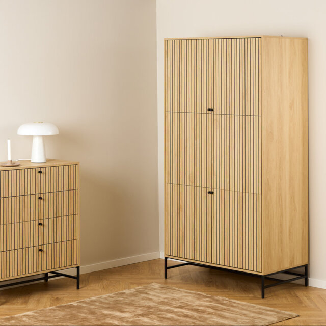 Roscigno Manufactured Wood Wardrobe