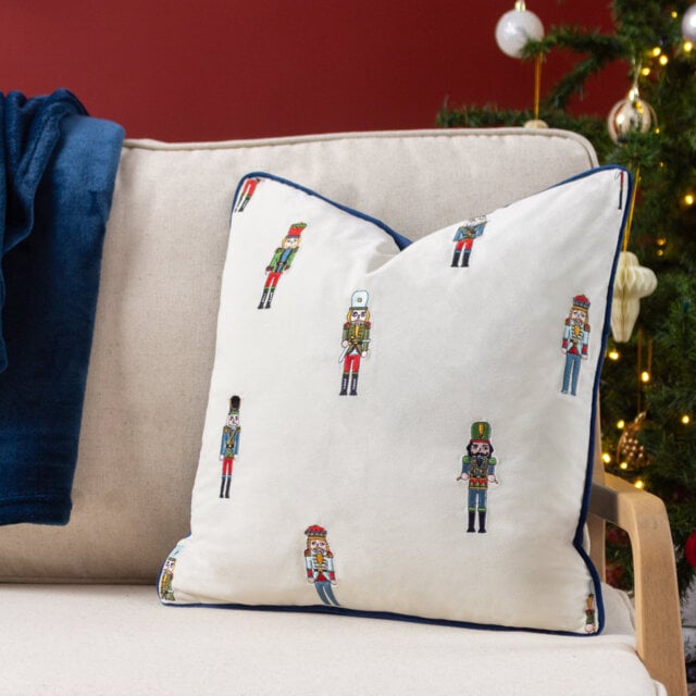 Classic Nutcracker Square Cushion