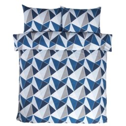 Voss Cotton Blend Geometric Shapes Duvet Cover with Pillowcases Included